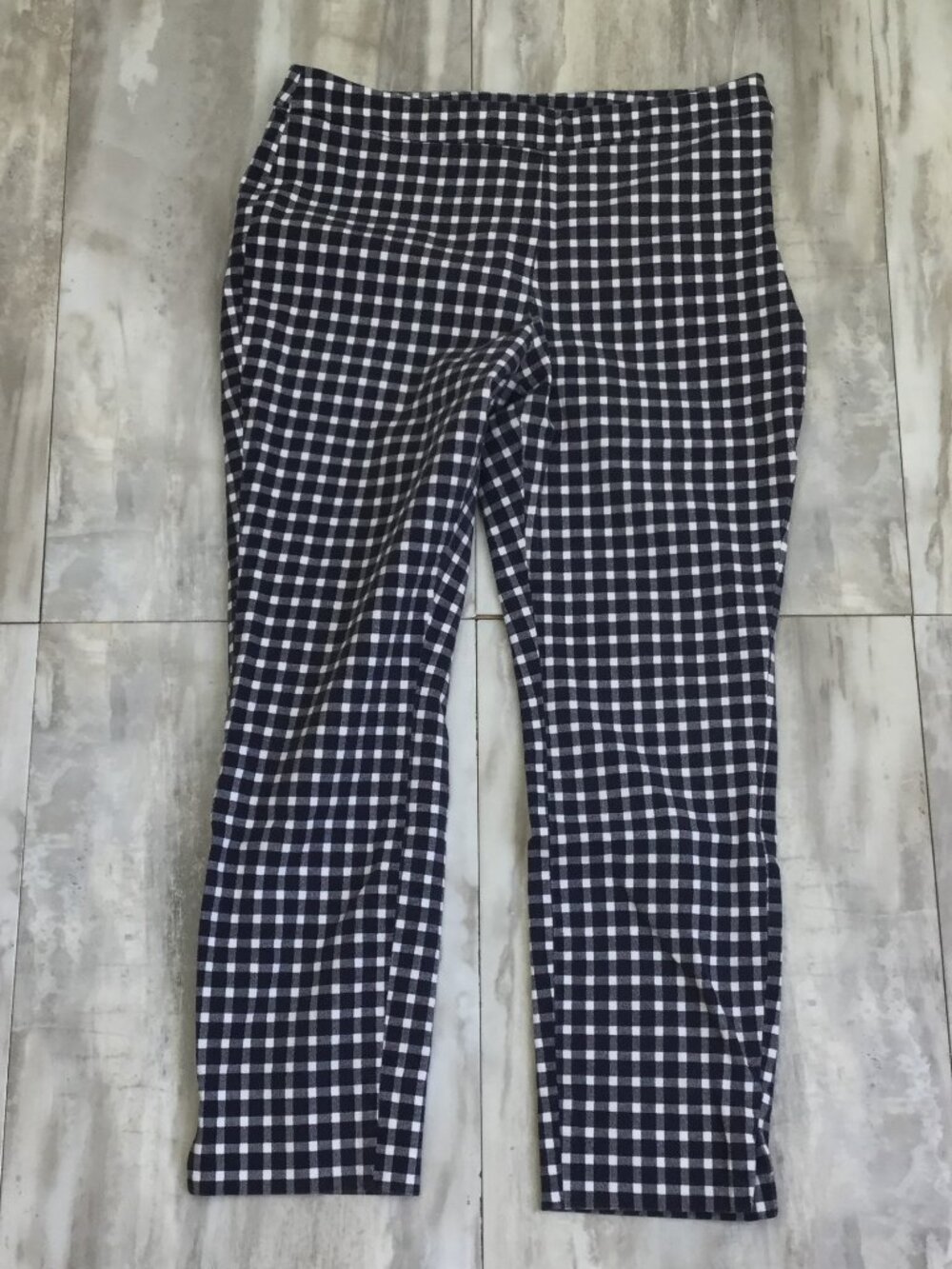 1901 Black/White Checker Pant 6